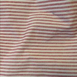 Waverly Baby Red and White Striped Fitted baby crib sheet
